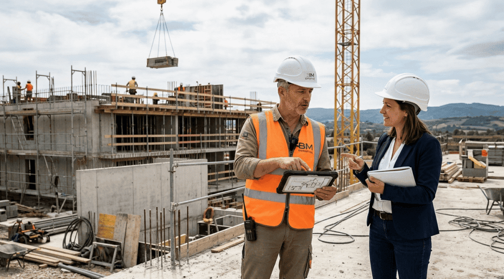 Expert en train d'expliquer les avantages de l'expertise amiable